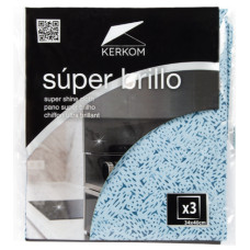 Полірувальні серветки Kerkom Super Brillo 34 × 40 см, 3 шт
